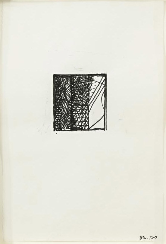 Brice Marden

Untitled, 1972-73

Ink on paper

11 5/8 x 7 3/8 inches

Private Collection