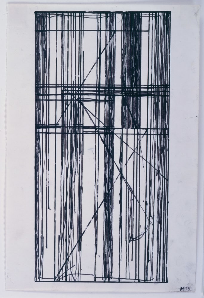 Brice Marden

Untitled, 1973 [from the set of twenty drawings]

Ink on paper

11 5/8 x 7 3/4 inches

Private Collection