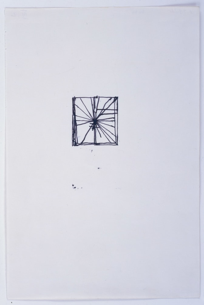 Brice Marden

Untitled, 1973 [from the set of twenty drawings]

Ink on paper

11 5/8 x 7 3/4 inches

Private Collection