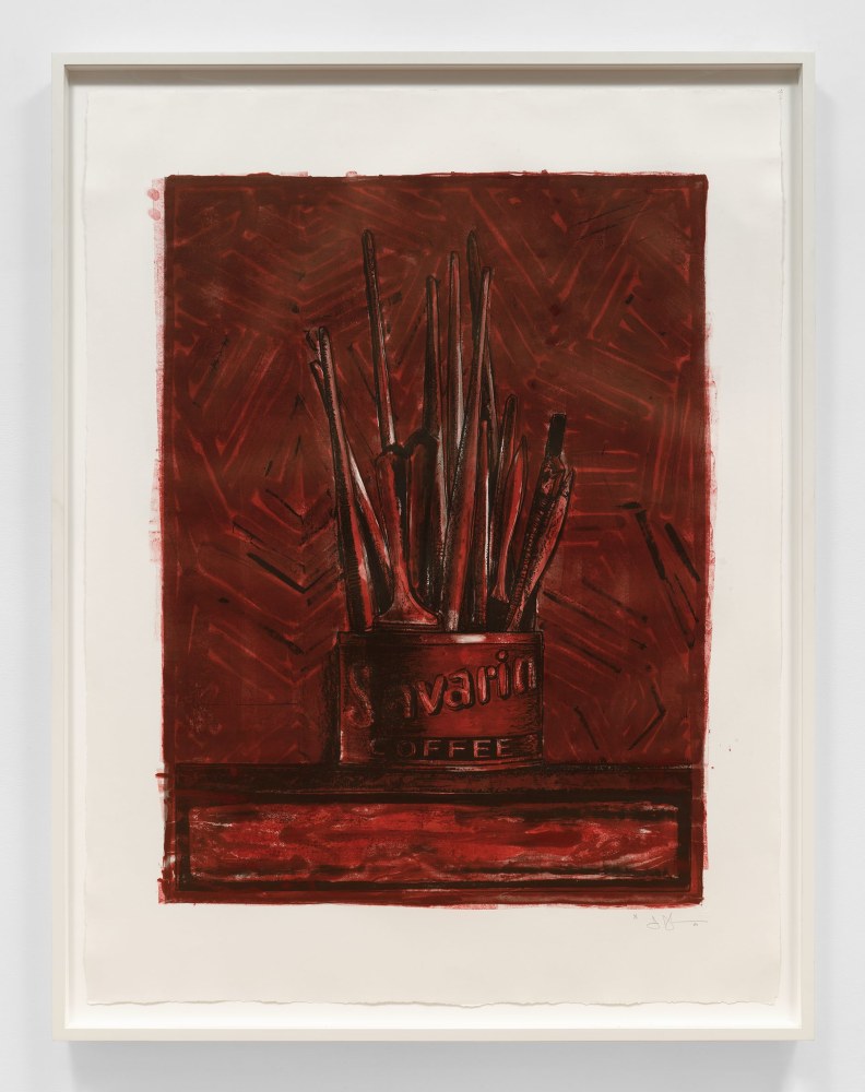 Jasper Johns&amp;nbsp;(b. 1930)

Savarin, 1982

Monotype in colors

50 x 38 inches

Variant 2 of 3