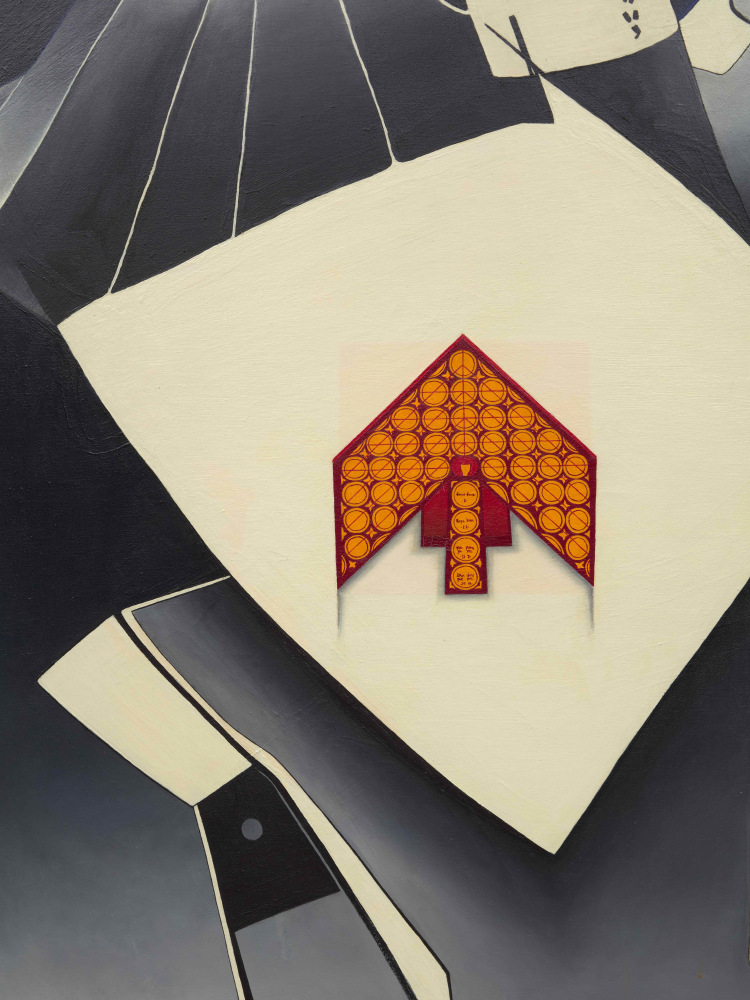 G.B. II, 1963
Oil on canvas
50 x 36 inches

(detail)