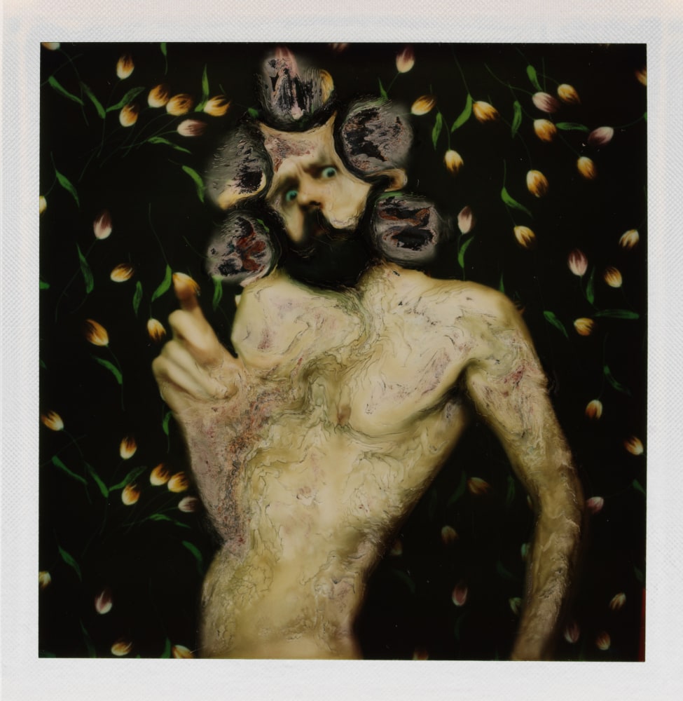Lucas Samaras (b. 1936)
Photo-Transformation 8/13/76, 1976
Instant dye diffusion transfer print (Polaroid SX-70, manipulated)
3 1/8 x 3 inches, image
4 1/4 x 3 1/2 inches, sheet