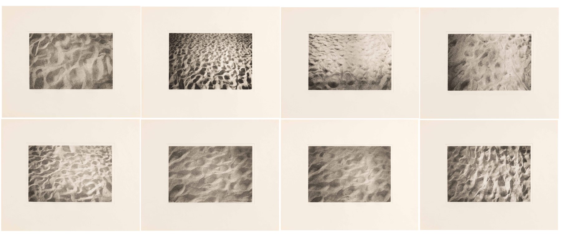 Felix Gonzalez-Torres

&amp;quot;Untitled&amp;quot; (Sand), 1993/1994

Portfolio of eight photogravures on Somerset Satin paper in silk-covered archival box

Overall dimensions vary with installation

12 1/2 x 15 1/2 inches, each

14 1/8 x 16 3/8 inches, box

BAT aside from the edition of 12

ARG# GF 1994-10