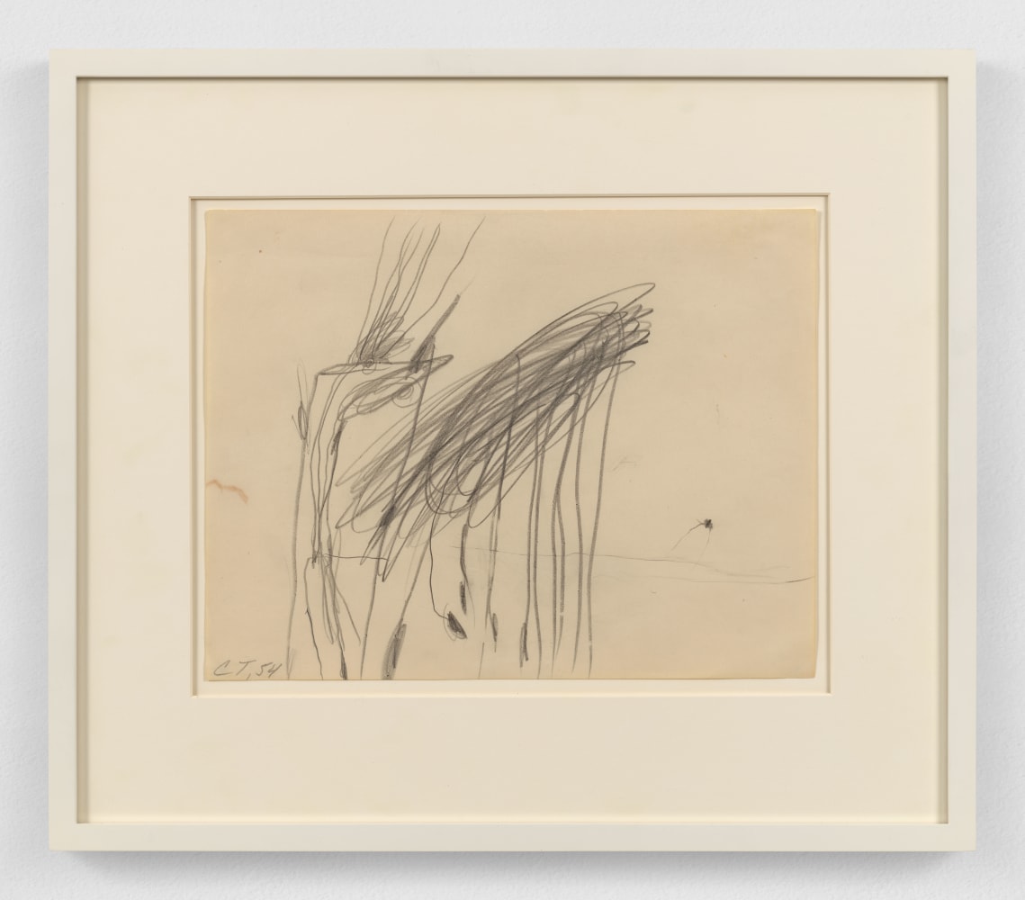 Cy Twombly

Untitled, Augusta, GA, 1954

Pencil&amp;nbsp;

8 7/16 x 11 inches

Del Roscio Cat. Rais. Drawings vol.1, no. 25
