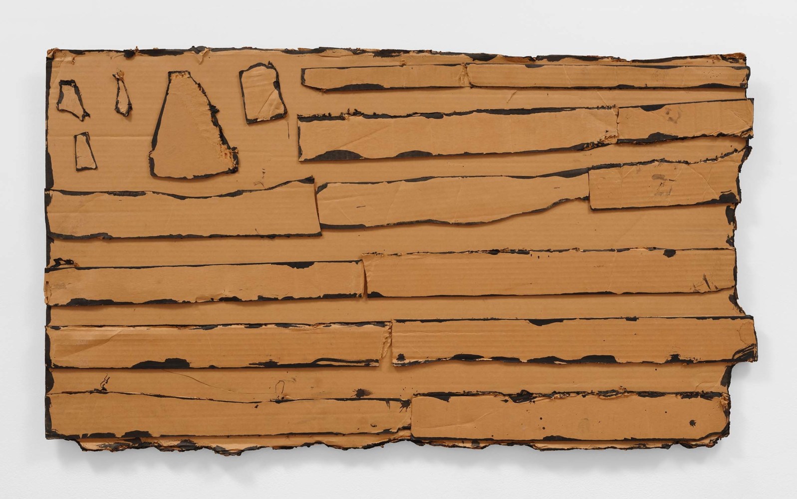 Claes Oldenburg (1929-2022)

Big Cardboard Flag, 1960

Black ink on cardboard

22 9/16 x 38 x 1 1/2 inches