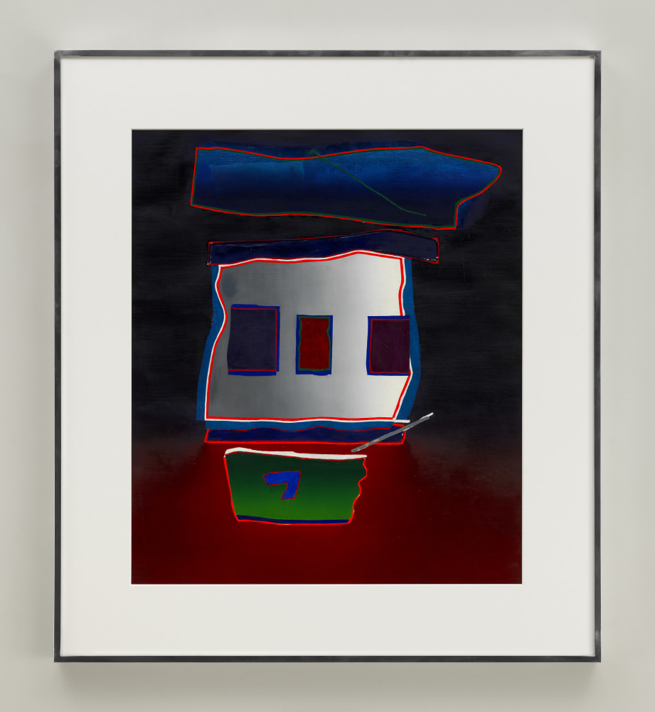 Working study for Nardis, 1979
Oil and acrylic with collage on paper
28 1/2 x 25 1/2 inches

(framed)