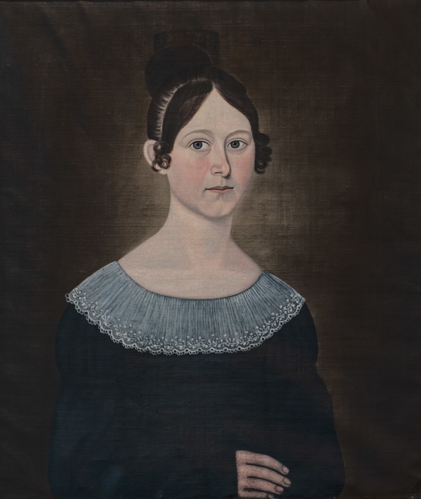 John Brewster, Jr. (1766–1854). Louella Juliette Brewster, age 13, 1821. Oil on canvas, 26 x 21 in.