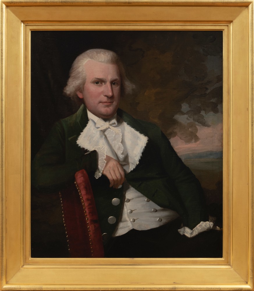 Ralph Earl (1751–1801). Portrait of a Gentleman, c. 1790. Oil on canvas, 32 x 27 in. (framed)