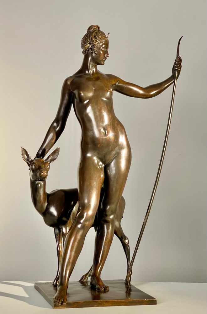 Edward Francis McCartan (1879–1947). Diana, 1924. Bronze. 23 x 14 1/4 x 9 3/4 in. (full frontal view)