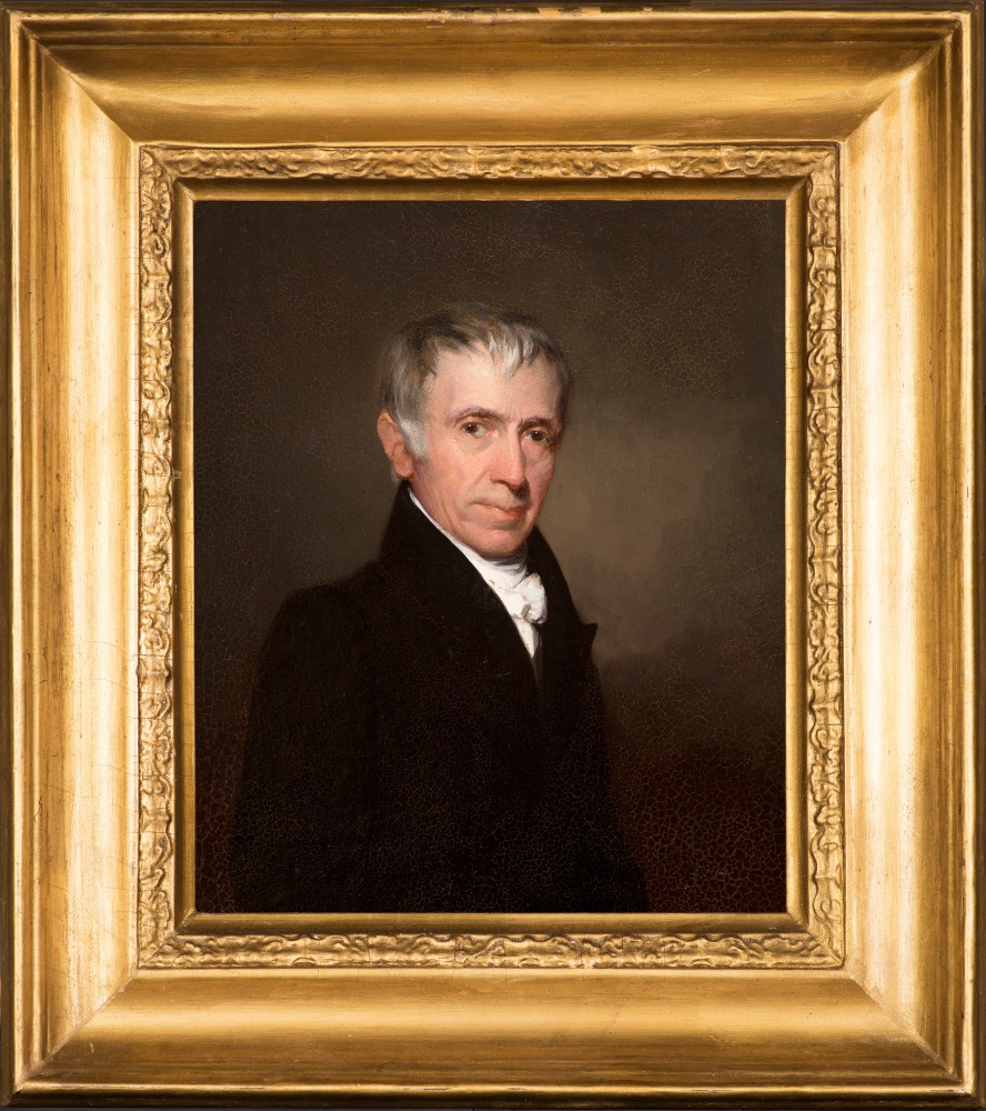 Samuel F. B. Morse (1791–1872), Dr. Thomas Fuller, 1829, oil on board, 11 x 9 in., inscribed on verso: Ӕtat. 64. / Septr. 1829 (framed)