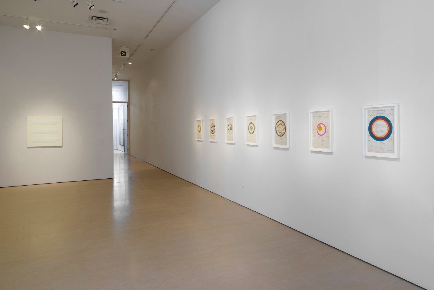 Installation view, CLOUD COVER, McClain Gallery, Houston, TX, September 2021