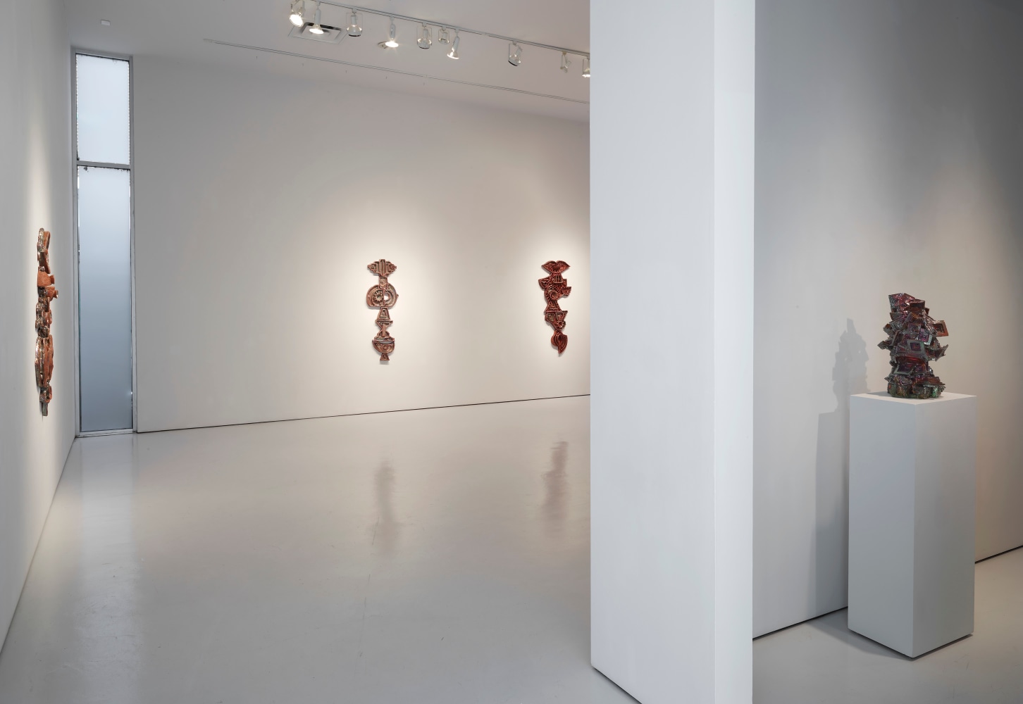 Installation view of Julia Kunin | Rainbow Dream Machine at McClain Gallery, November 2020