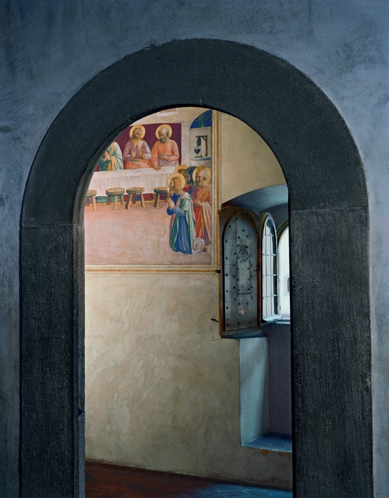 Robert Polidori  The Last Supper, or Communion of the Apostles by Fra Angelico, Cell 35, Museum of San Marco Convent, Florence, Italy, 2010  archival pigment print mounted to dibond  paper: 54 x 44 inches  Edition of 5, with 2 APs
