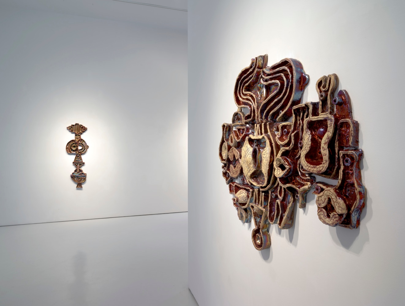 Installation view of Julia Kunin | Rainbow Dream Machine at McClain Gallery, November 2020