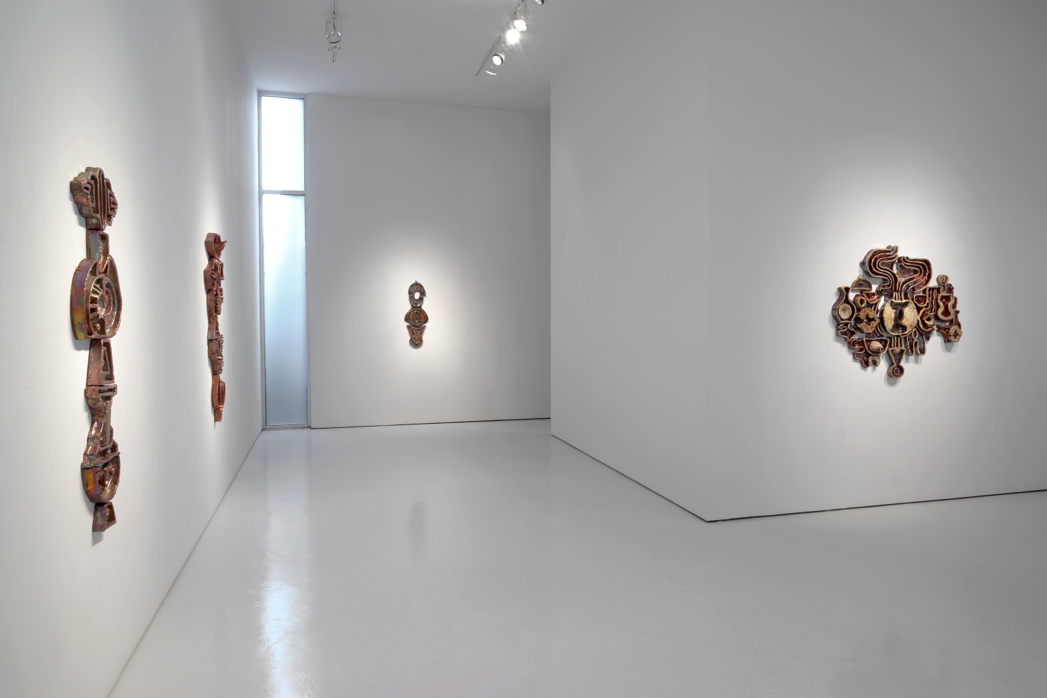 Installation view of Julia Kunin | Rainbow Dream Machine at McClain Gallery, November 2020