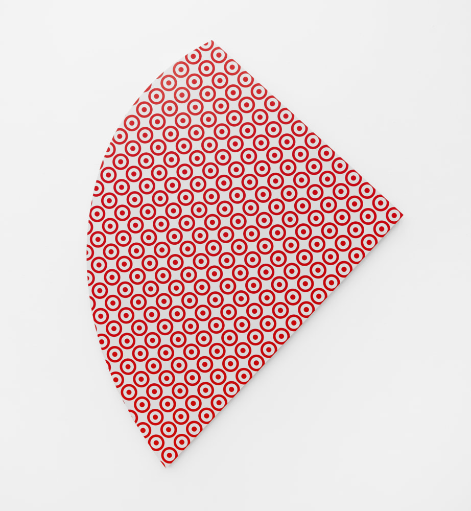 Aaron Parazette  Kelly Target 1, 2022 acrylic on linen 55 x 41 inches