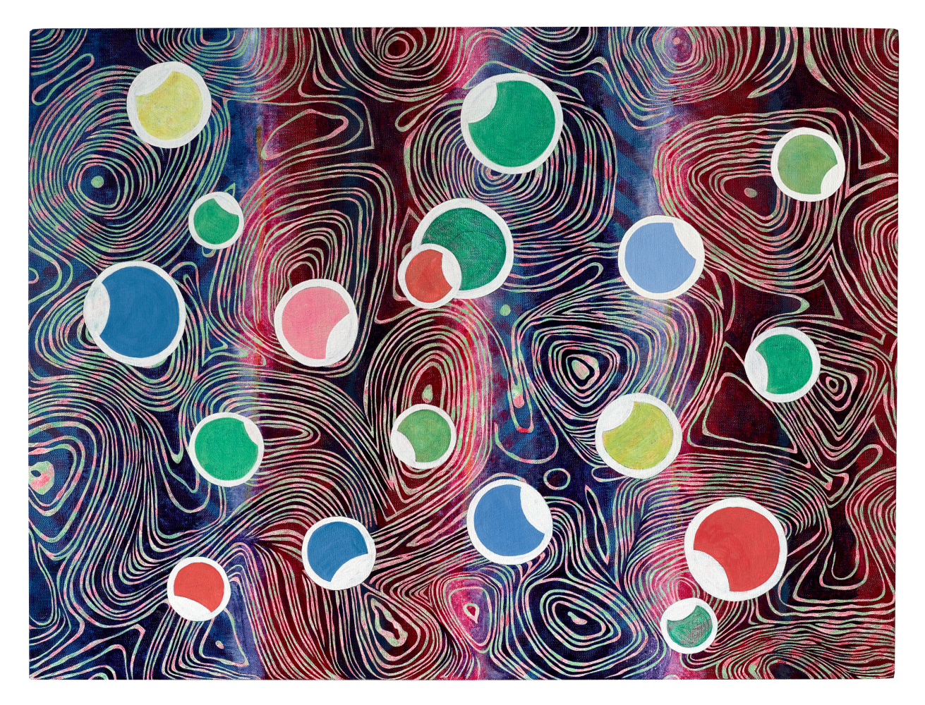 Mara Held  Late Summer, 2019  egg tempera on linen over panel  30 x 40 inches  $12,000