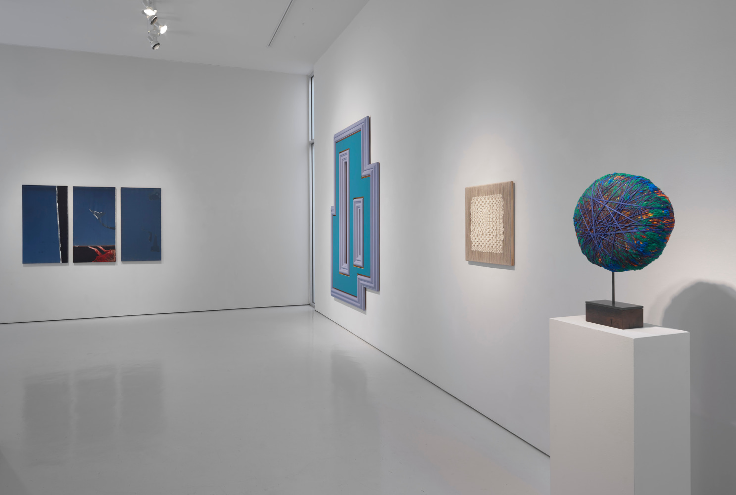 Installation view, Edge of the Divine, McClain Gallery, Houston, TX, March 2021