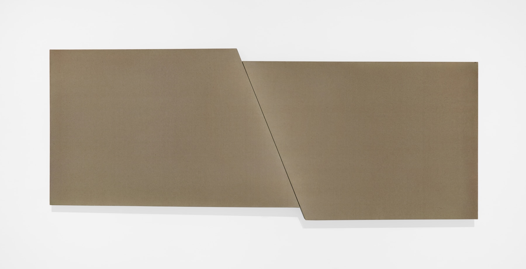 Jane Allensworth American  Grey Painting #11, 1973 acrylic on canvas 32 x 81 inches (JAL-1)
