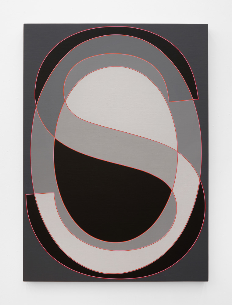 Aaron Parazette  So, 2022 acrylic on linen 45 x 35 inches