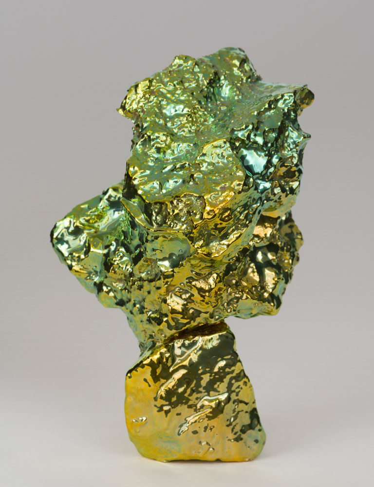 Julia Kunin  Green Island II, 2022 ceramic 8 1/2 x 5 1/2 x 6 inches