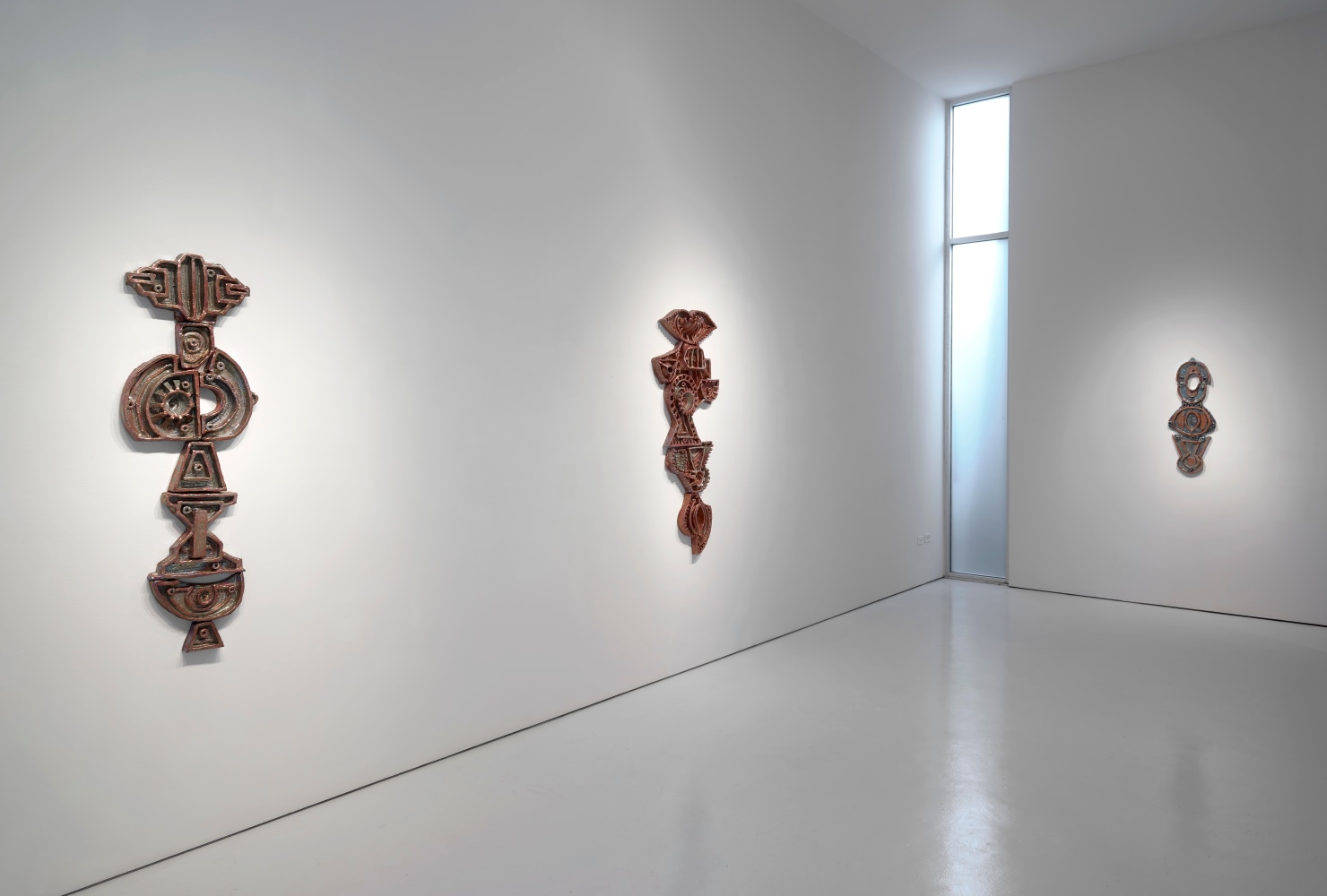 Installation view of Julia Kunin | Rainbow Dream Machine at McClain Gallery, November 2020