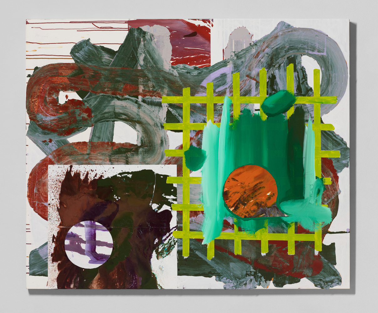 Shane Tolbert  Untitled, 2021  acrylic on canvas  50 x 60 inches