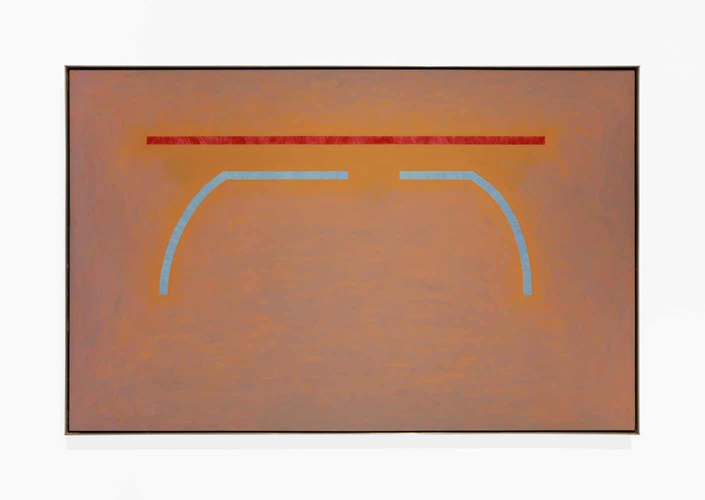 Jane Allensworth American  Untitled, 2007 acrylic on canvas 42 x 66 inches frame: 43 x 66 3/4 inches
