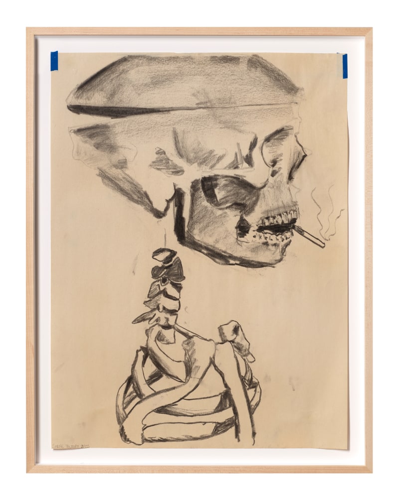 Shane Tolbert Self Portrait , 2022 paper: 24 x 18 inches  frame: 26 3/4 x 23 1 1/2 inches