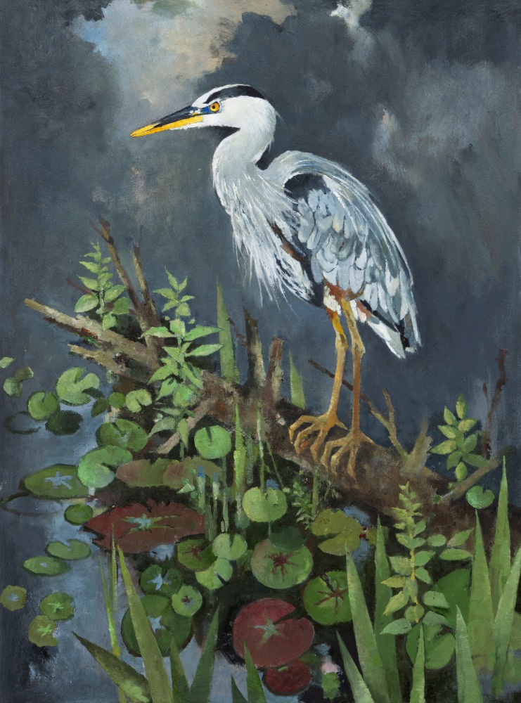 John Alexander  The Dreamer, 2024  oil on canvas  43 x 32 inches