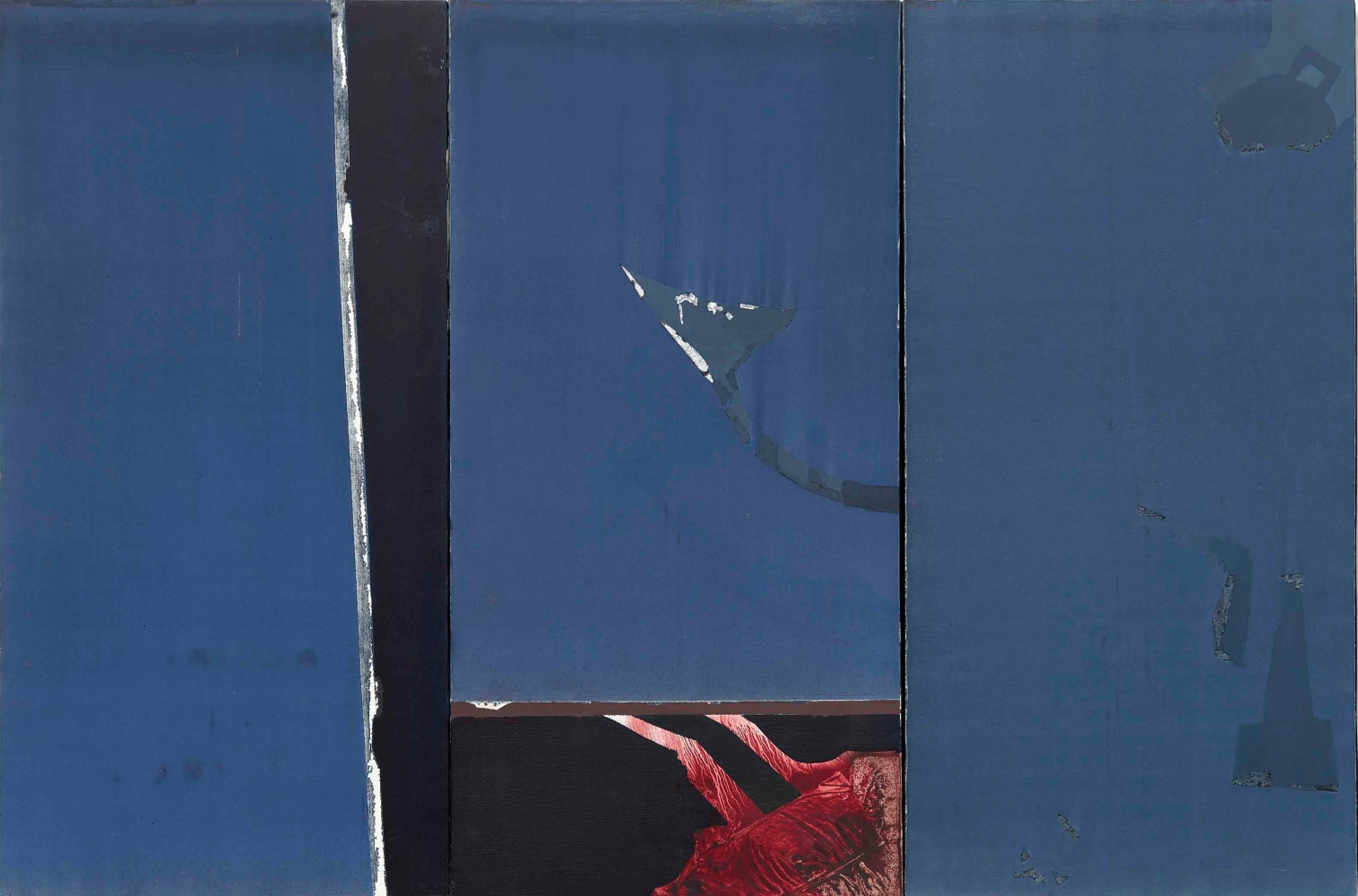 Dorothy Hood  Earth Seed I, II, III oil on canvas each panel: 48 x 24 inches overall: 48 x 72 inches D. hood (upper left) $40,000