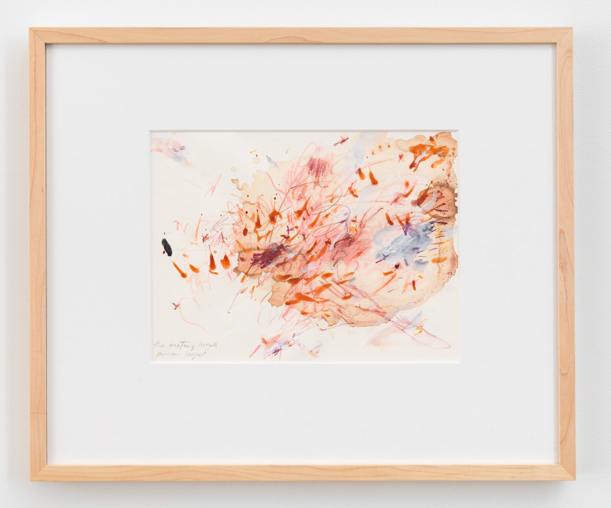 Rebecca Horn

The resting Monk, 2006

pencil, colored pencil, acrylic, and India ink on paper

paper: 9 7/16 x 12 5/8 inches&amp;nbsp;(24 x 32 cm)

framed: 18 7/8 x 21 1/4 inches&amp;nbsp;(48 x 54 cm)

titled in pencil, lower left: The resting Monk; inscribed in pencil, lower left: persian carpet

(RH-3023)

&amp;nbsp;

Provenance:

The artist and Sean Kelly, New York/Los Angeles.

&amp;nbsp;

Exhibitions:

Sean Kelly, New York, Rebecca Horn: Labyrinth of the Soul: Drawings 1965-2015, January 7 - February 18, 2023.