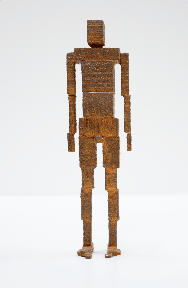 Antony Gormley (British, b. 1950 London)

MEME LV, 2009

cast iron

box: 7 x 2 1/4 x 1 1/4 inches (17.8 x 5.7 x 3.2 cm)
figure: 6 1/2 x 1 3/4 x 15/16 inches (16.5 x 4.4 x 2.4 cm)

edition of 25 with 8 APs (AP7/8)

numbered AP&amp;amp; on foot

(AG-975.AP7)

&amp;nbsp;

Provenance:

The artist.

Private Collection, New York (2010).
