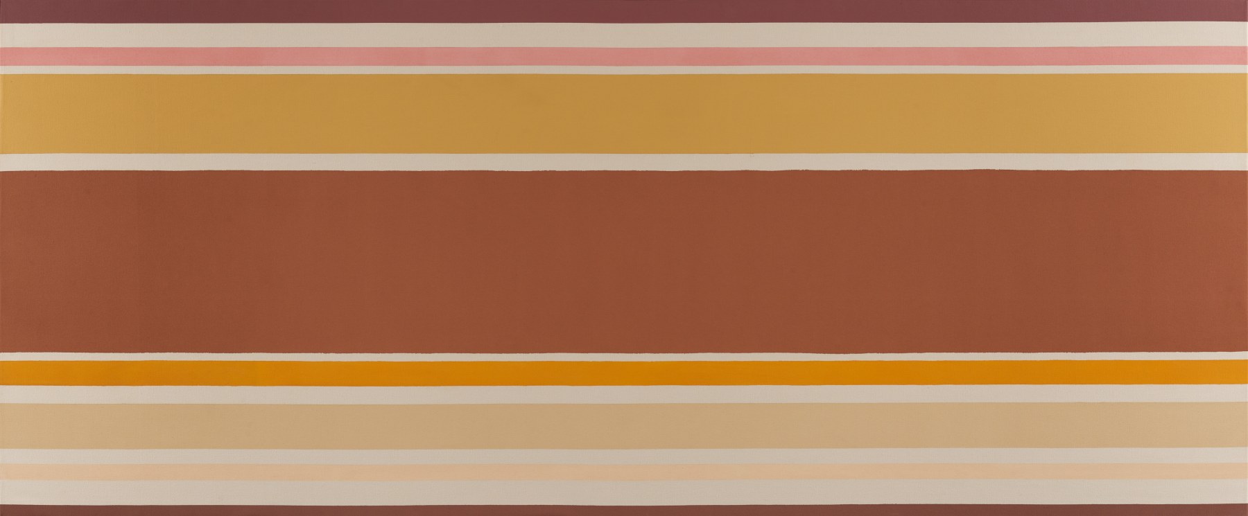 Umber

1968

Acrylic on canvas

57 1/16 x 137 3/16 inches

144.9 x 348.5cm