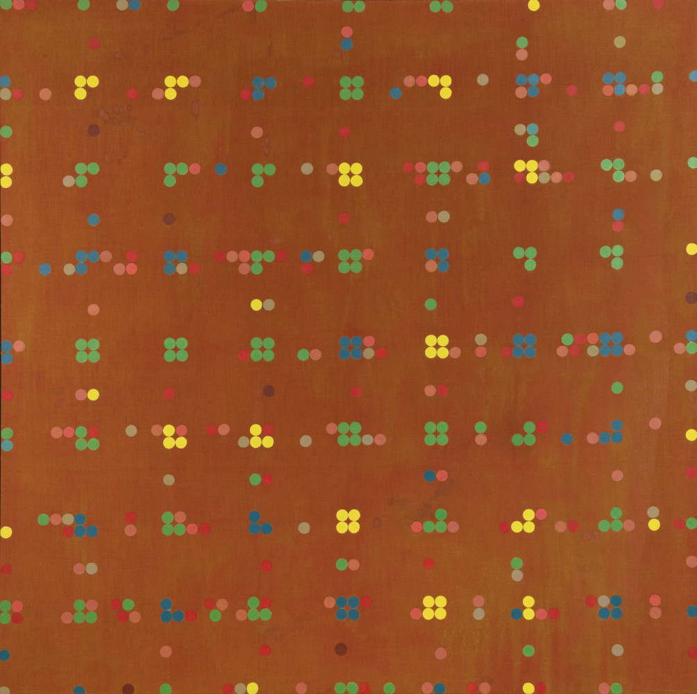 LARRY POONS (b. 1937)

Give It A Ramble

1962-2022

Acrylic on canvas

80 x 80 inches

203.2 x 203.2cm