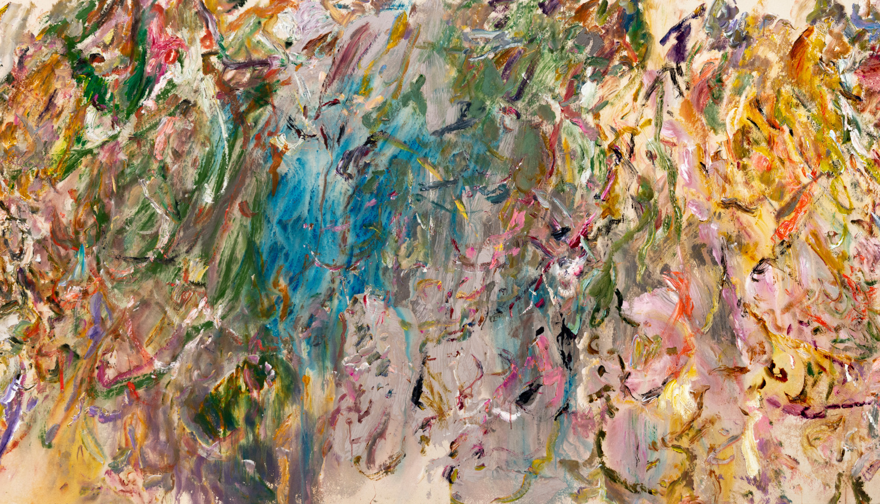 LARRY POONS (American b. 1937)

Racehorse

2021

Acrylic on canvas

55 1/2 x 96 1/2 inches

141 x 245.1cm
