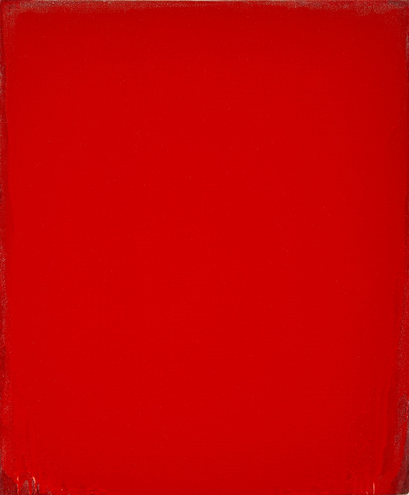 JOSEPH MARIONI (1943-2024)
Red

2023
Acrylic + linen on stretcher
24 x 20 1/8 inches
61 x 51 cm