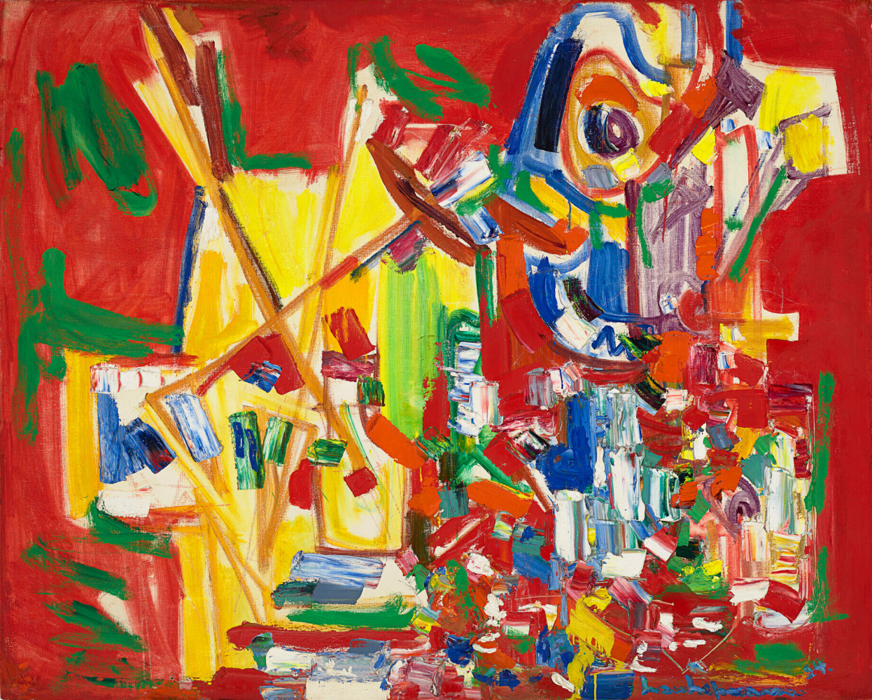 HANS HOFMANN (1880-1966)

Orchestral Dominance in Red

1954

Oil on canvas

48 x 60 inches

121.9 x 152.4cm