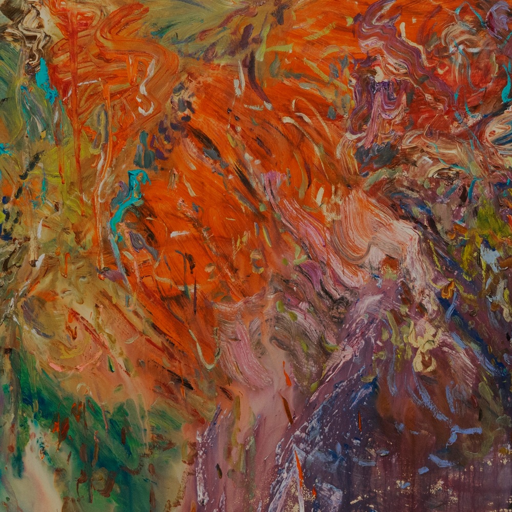 Larry Poons, The Outerlands (2022), detail.

&amp;nbsp;