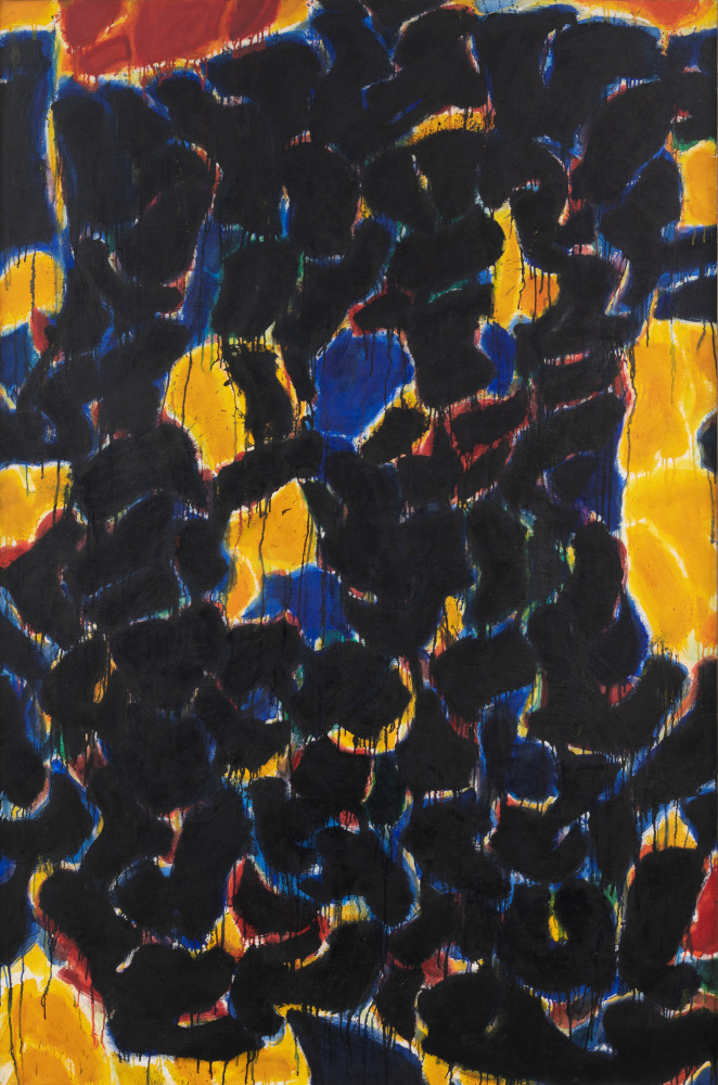 SAM FRANCIS (1923-1994)

Black and Yellow, 1955

Oil on canvas

76.75 x 51.25 inches
194.9 x 130.2cm