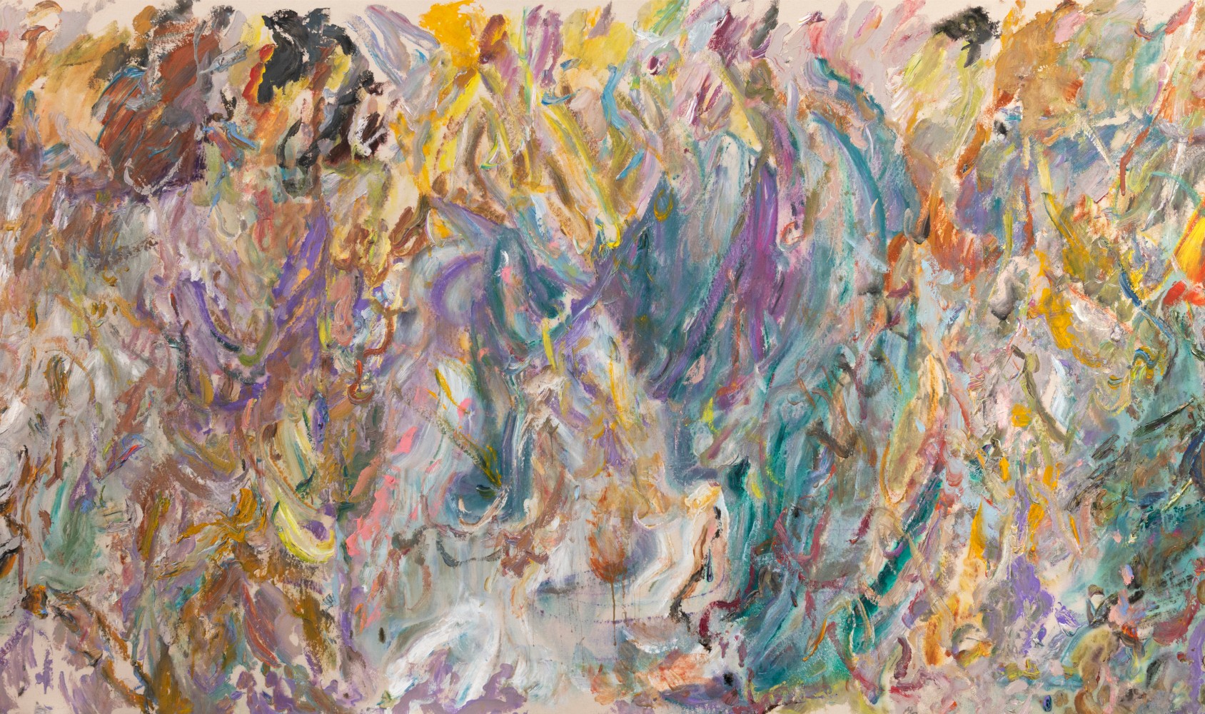LARRY POONS (American b. 1937)

Scythe Raphine

2021

Acrylic on canvas

56 1/2 x 96 inches

143.5 x 243.8cm