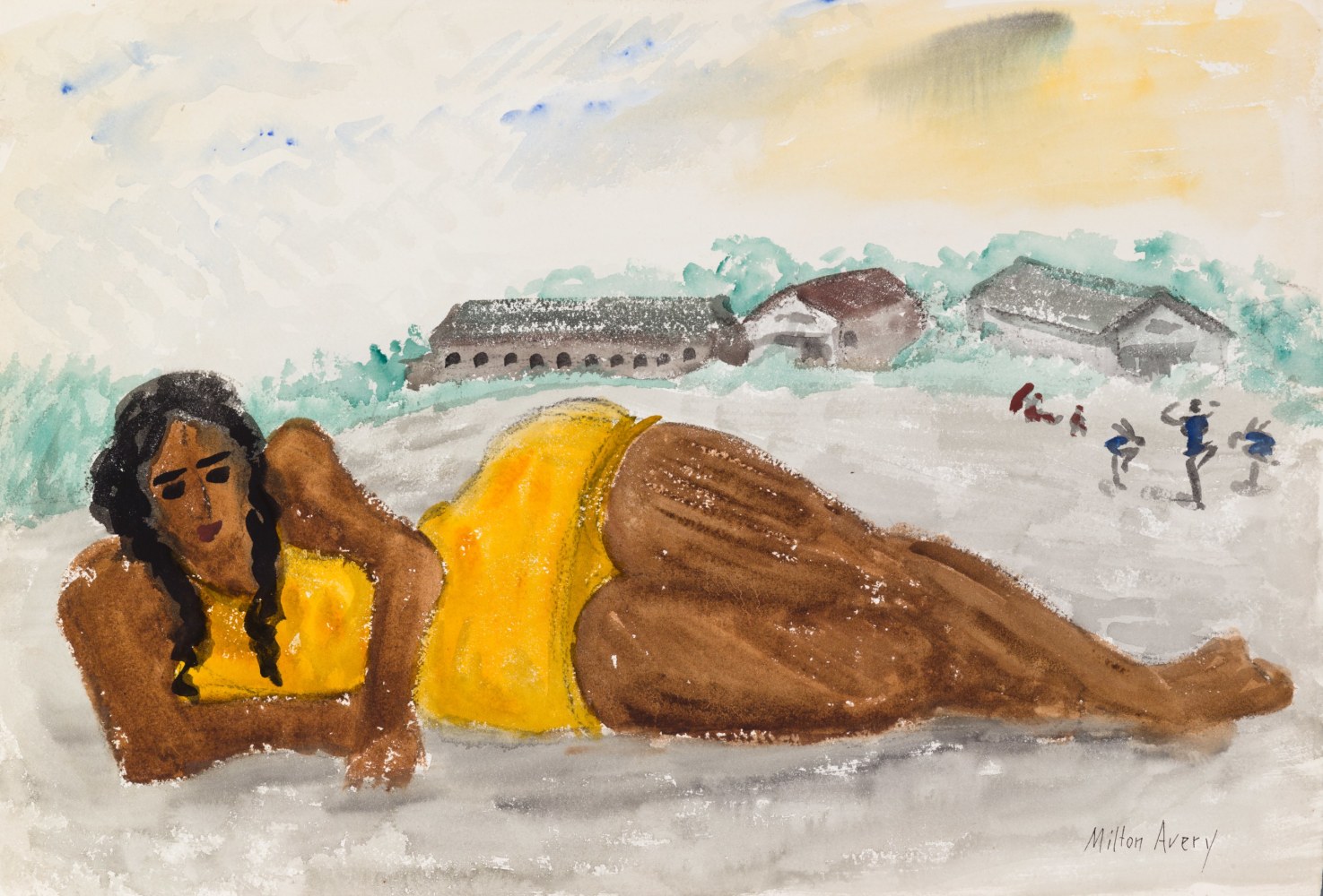 Untitled (Yellow Swimsuit)

c. 1930

Watercolor on paper

15 1/4 x 22 inches

38.7 x 55.9cm