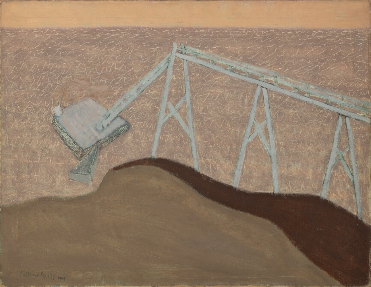 Private Pier

1949

Oil on canvas

28 x 36 inches

71.1 x 91.4cm