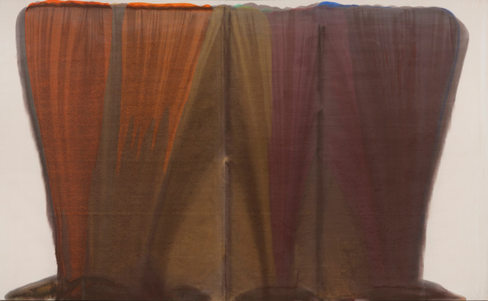 MORRIS LOUIS (1912-1962)
Surge

1958
Magna on canvas
91 1/2 x 149 3/4 inches
232.4 x 380.4cm