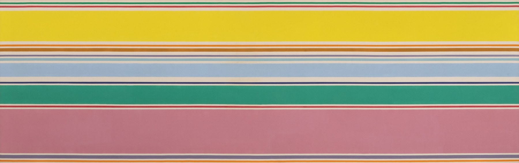 KENNETH NOLAND (1924-2010)

Color Pane

1967

Acrylic on canvas

48.5 x 153 inches

123.2 x 388.6cm