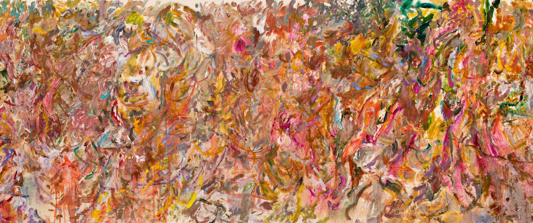 LARRY POONS (American b. 1937)

Untitled (021G-2)

2021

Acrylic on canvas

55 3/4 x 133 inches

141.6 x 337.8cm