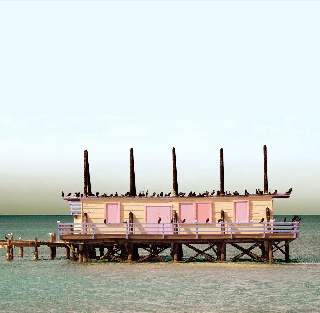 Stiltsville II&amp;nbsp;(36X36 in.)