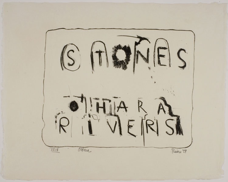 Stones, page 2,1959
lithograph
24 x 30 inches