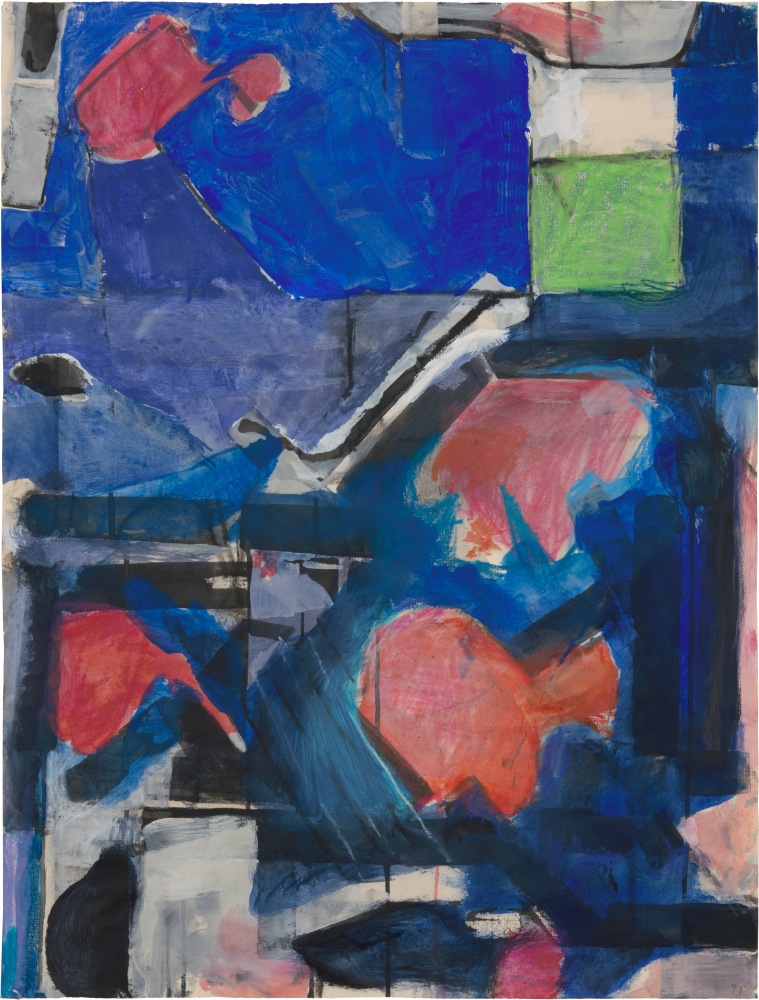 Richard Diebenkorn
Untitled, 1991
Acrylic, charcoal, and gouache on paper
25 x 19 inches
&amp;copy; Richard Diebenkorn Foundation