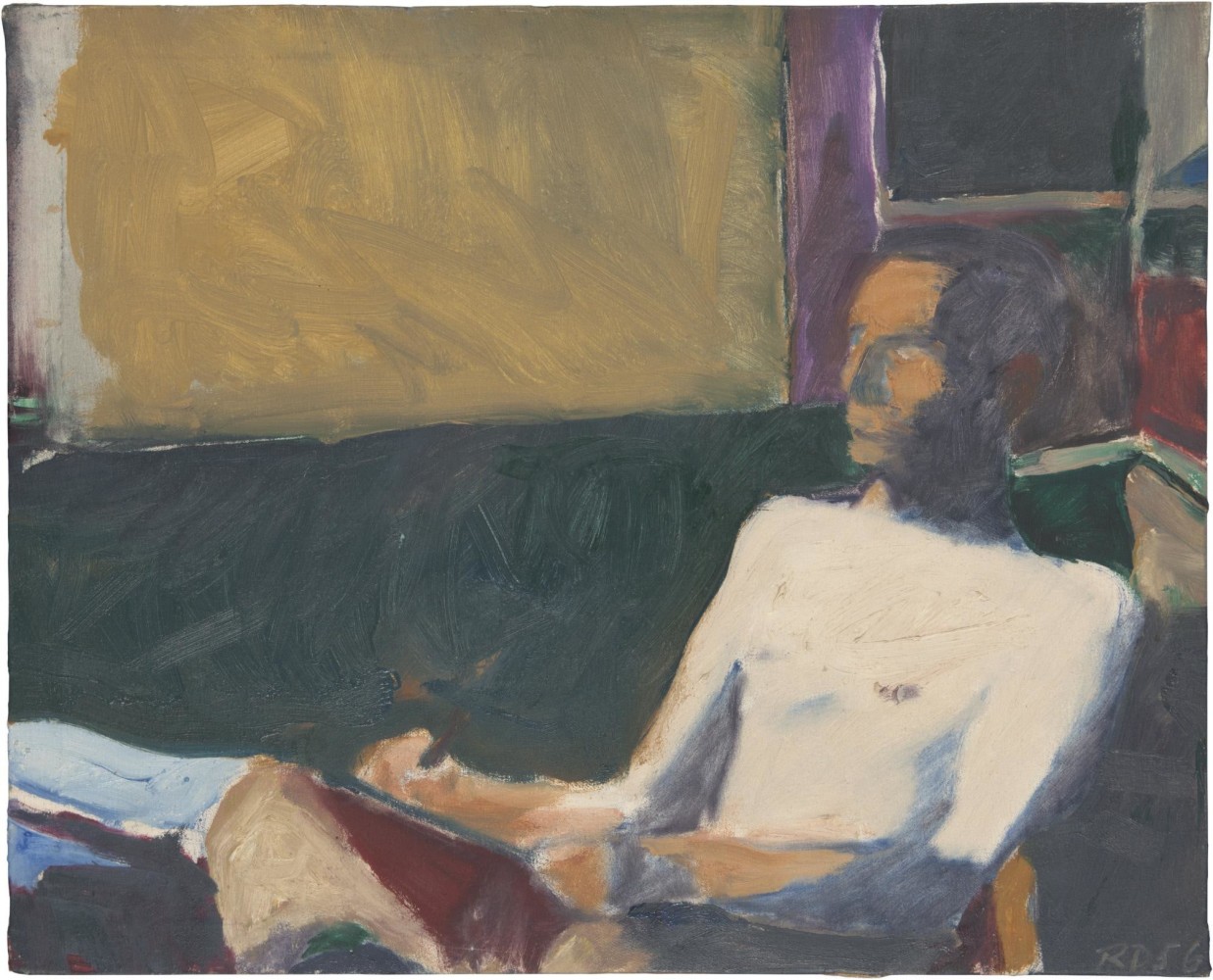 Richard Diebenkorn
David Park on a Hot Day, 1956
Oil on canvas
13 3/4 x 17 inches
&amp;copy; Richard Diebenkorn Foundation